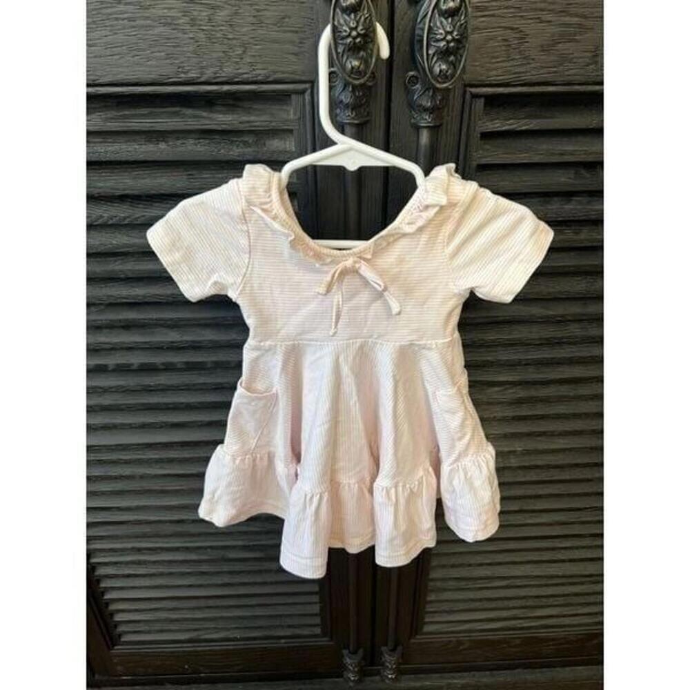 Sweethoney‎ pink stripe dress 6 months